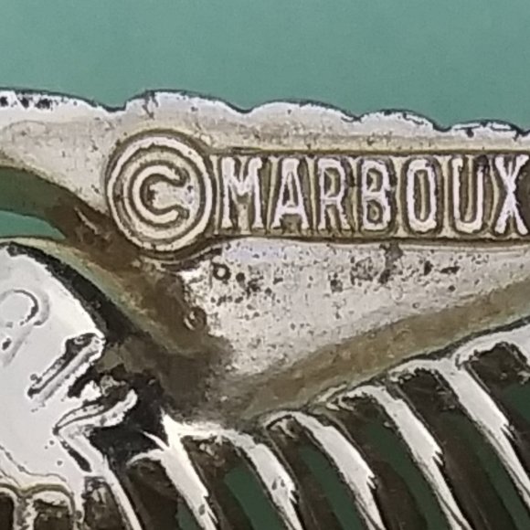 Vintage Marboux gold tone faux pearl brooch - Picture 16 of 16